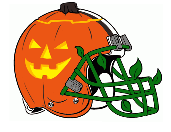 Cleveland Browns Halloween Logo iron on transfers